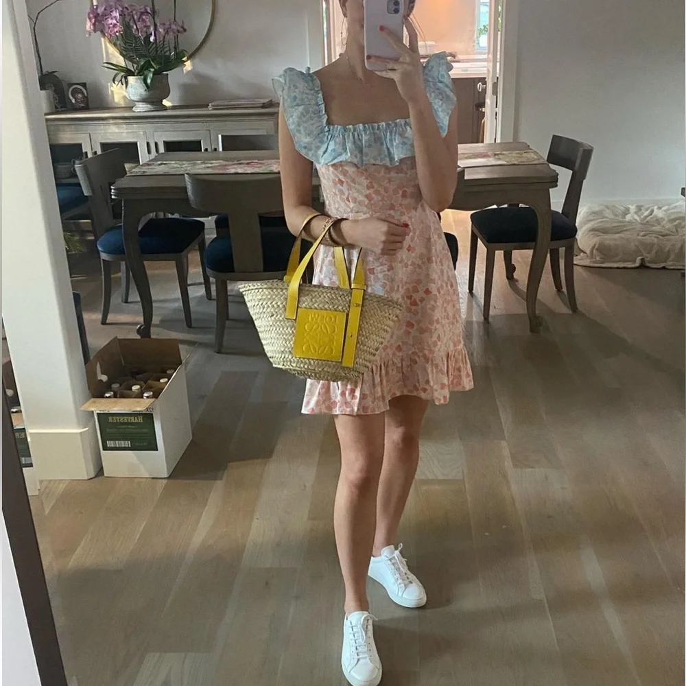 RIXO Kai Mini Shell Printed Dress - Picture 4 of 8